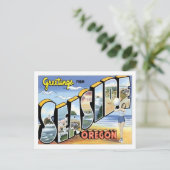 Gruß von Seaside Oregon US City Postkarte (Stehend Vorderseite)