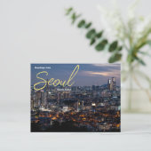 Gruß von Seoul Südkorea Postcard Postkarte (Stehend Vorderseite)