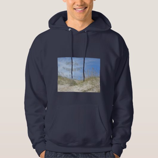 Gruß von Sunny OBX Sea Oats Hoodie (Vorderseite)