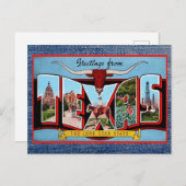 Gruß von Texas Travel Postcard Postkarte (Vorne/Hinten)