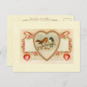 Gruß von Thy Valentine Feiertagspostkarte (Vorne/Hinten)