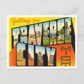 Gruß von Traverse City, Michigan Travel Postkarte (Vorderseite)