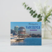 Gruß von Vancouver Canada Postcard Postkarte (Stehend Vorderseite)
