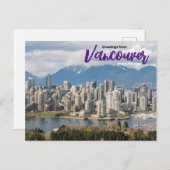 Gruß von Vancouver Canada Postcard Postkarte (Vorne/Hinten)