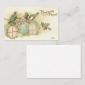 Gruß von Vögeln am Ostertag Visitenkarte (Vorne/Hinten)