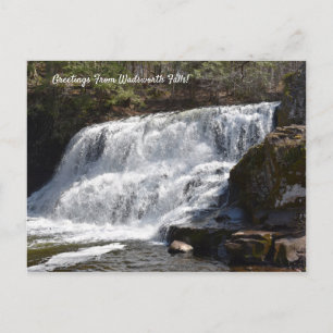 Gruß von Wadsworth Falls souvenir Postcard Postkarte