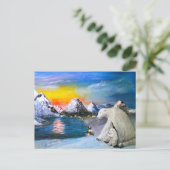 Gruß Weihnachts-Weihnachtskarte leer Postkarte (Stehend Vorderseite)