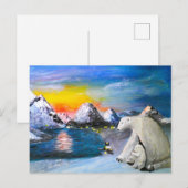 Gruß Weihnachts-Weihnachtskarte leer Postkarte (Vorne/Hinten)