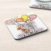 Gruß zum Geburtstag: Herzlichen Glückwunsch zum Ge Untersetzer (Linke Seite)