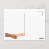 Gruß zum Tag der guten Nachbarschaft Postkarte (Rückseite)