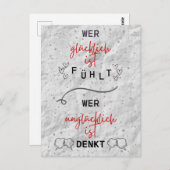 Grussarmut Postkarte (Vorne/Hinten)