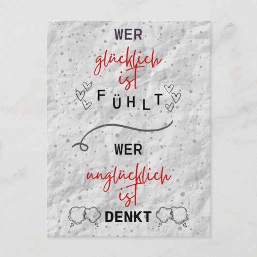 Grussarmut Postkarte (Vorderseite)