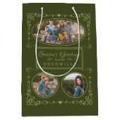 Grußbeutel der Saison - Kundenspezifische Fotos &  Mittlere Geschenktüte (Vorderseite)