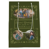 Grußbeutel der Saison - Kundenspezifische Fotos &  Mittlere Geschenktüte (Rückseite)