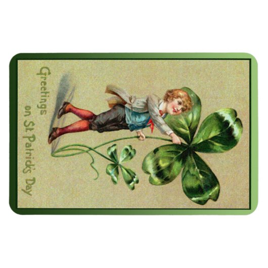 Grüße am St. Patrick's Day Magnet (Horizontal)