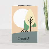 Grüße an den schönsten Vater aller Zeiten, lieblic Dankeskarte (Rückseite)