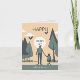 Grüße an den schönsten Vater aller Zeiten, lieblic Karte