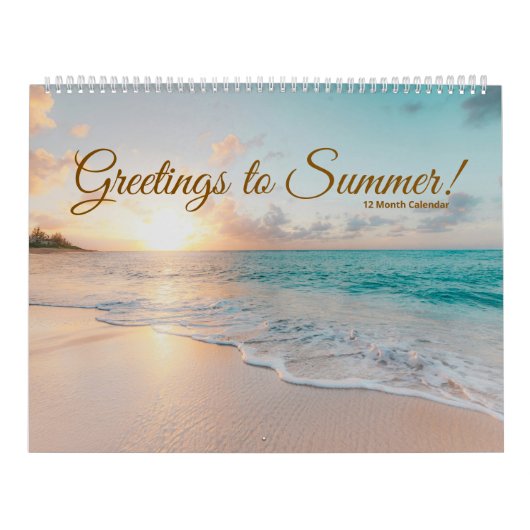 Grüße an den Sommer! Kalender (Titelbild)