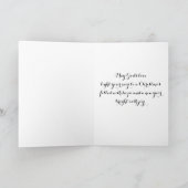 Grüße an der Weihnachtskarte Karte (Innenseite)