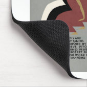 Grüße an die Welt Mousepad (Ecke)
