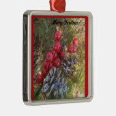 Grüße an Ihr Premium Square Ornament (Rechts)