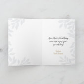 Grüße auf 43 Jahre Geburtstagskarte Karte (Innenseite)