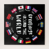 Grüße auf der ganzen Welt, Hallo in allen Sprachen Puzzle (Horizontal)