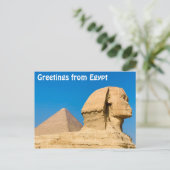Grüße aus Ägypten Postkarte (Stehend Vorderseite)