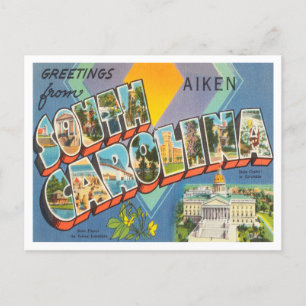 Grüße aus Aiken, South Carolina Reise Postkarte