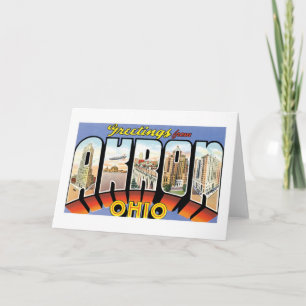 Grüße aus Akron, Ohio! Karte