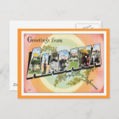 Grüße aus Alabama Postkarte (Vorne/Hinten)
