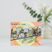 Grüße aus Alabama Postkarte (Stehend Vorderseite)