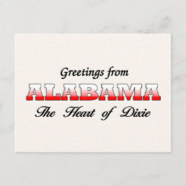 Grüße aus Alabama Postkarte