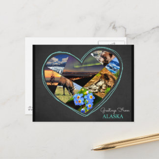 Grüße aus Alaska ♥ Postkarte