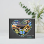 Grüße aus Alaska ♥ Postkarte (Stehend Vorderseite)