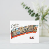 Grüße aus Albany New York Postkarte (Stehend Vorderseite)