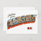 Grüße aus Albany New York Postkarte (Vorne/Hinten)