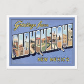 Grüße aus Albuquerque, New Mexico Postkarte (Vorderseite)