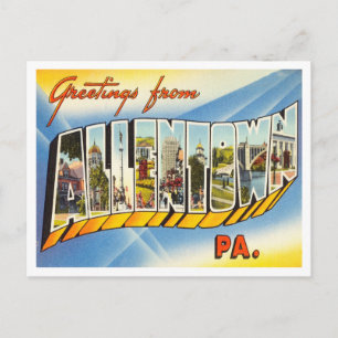 Grüße aus Allenstown, Pennsylvania Reise Postkarte