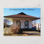 Grüße aus Altus, Arkansas Postkarte (Vorderseite)