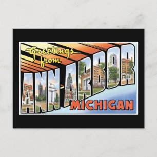 Grüße aus Ann Arbor, Michigan! Postkarte