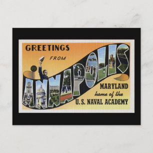 Grüße aus Annapolis Maryland Postkarte
