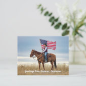 Grüße aus Ardmore, Oklahoma Postkarte (Stehend Vorderseite)