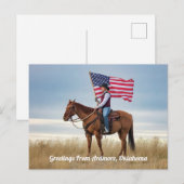 Grüße aus Ardmore, Oklahoma Postkarte (Vorne/Hinten)