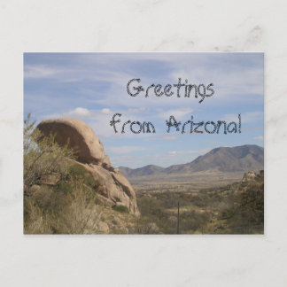 Grüße aus Arizona!-Berge Postkarte