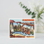 Grüße aus Arizona Der Grand Canyon Staat Postkarte (Stehend Vorderseite)