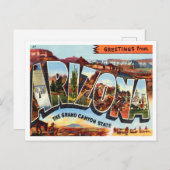 Grüße aus Arizona Der Grand Canyon Staat Postkarte (Vorne/Hinten)