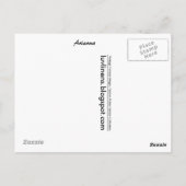 Grüße aus Arizona Postkarte (Rückseite)