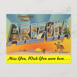 Grüße aus Arizona Postkarte