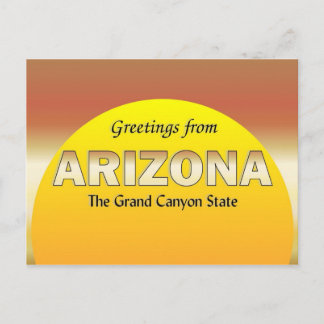 Grüße aus Arizona Postkarte